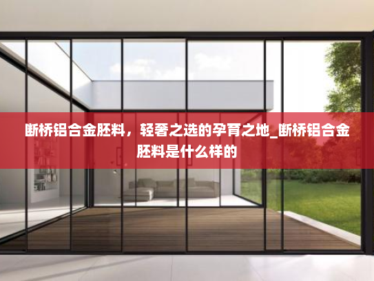 断桥铝合金胚料，轻奢之选的孕育之地_断桥铝合金胚料是什么样的